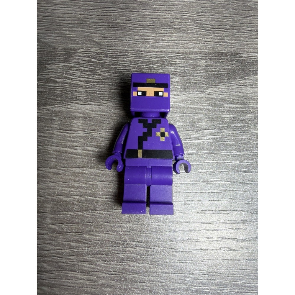 LEGO Minecraft Rogue Minifigure Purple Ninja Balaclava 21183 Genuine